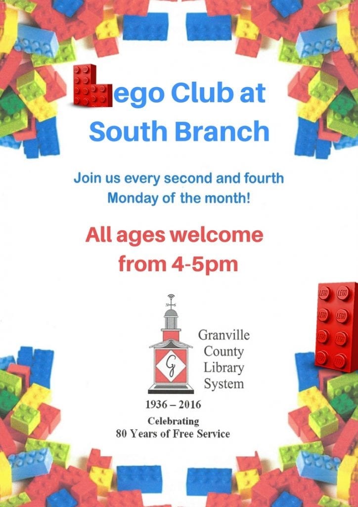 Lego Club @ South Branch Library