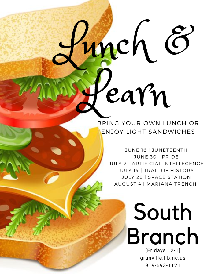 Lunch and Learn @ South Branch Library